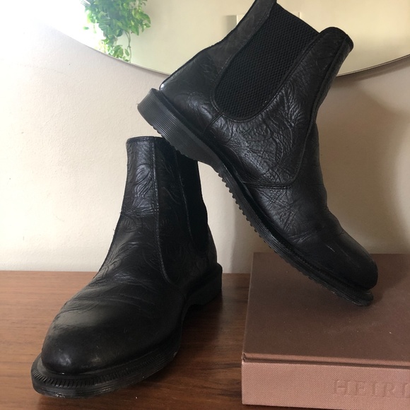 Dr. Martens Shoes - Doc Marten Chelsea Boot with Embossed leather